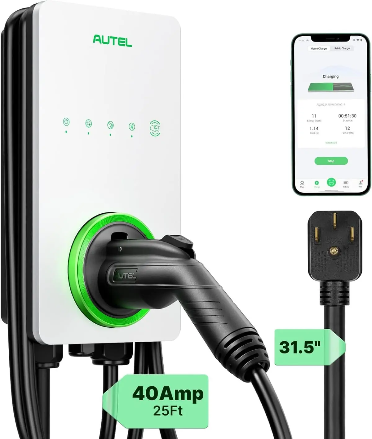 Autel MaxiCharger AC 40Amp L2 charger